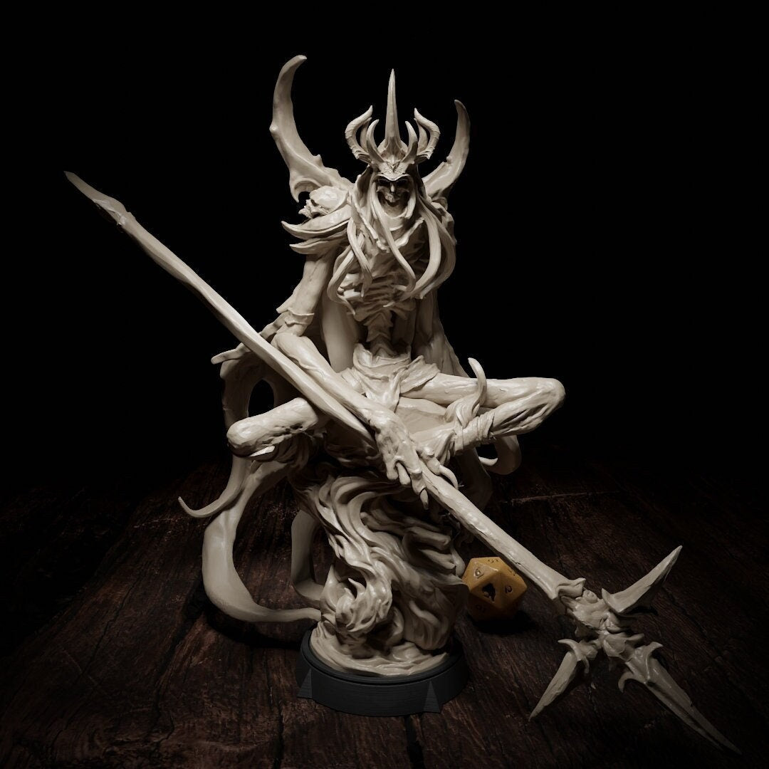 Abeloth The Impaler, Boss Monster Lich Undead Wraith | TABLETOP SCALE | TTRPG Miniature | Cripta Studios