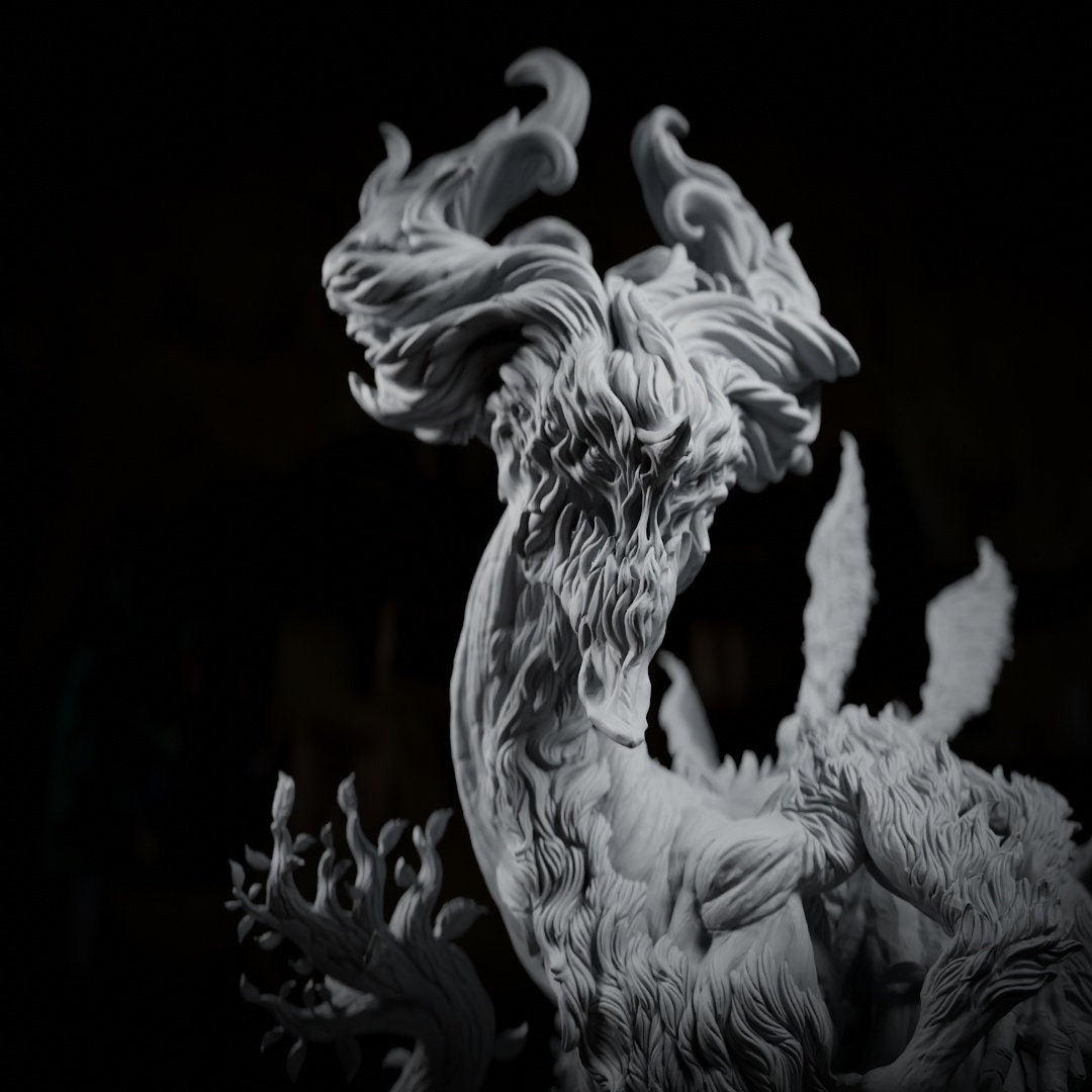 Forest Spirit, Boss Monster Nature Dragon | Tabletop or Display Scale | TTRPG Miniature | Cripta Studios