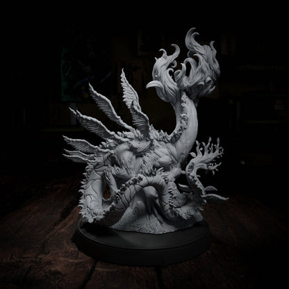 Forest Spirit, Boss Monster Nature Dragon | Tabletop or Display Scale | TTRPG Miniature | Cripta Studios