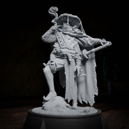 Nameko Maitake, Myconid Thri-kreen Samurai | Tabletop, Display Scale, Bust | TTRPG D&D Miniature | Cripta Studios