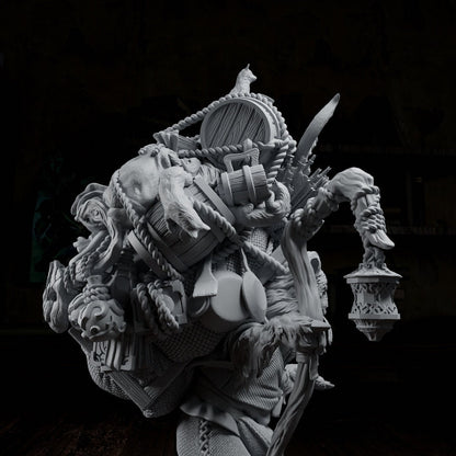 Peten Climber, Feywild Merchant | Tabletop, Display Scale, Bust | TTRPG D&D Miniature | Cripta Studios