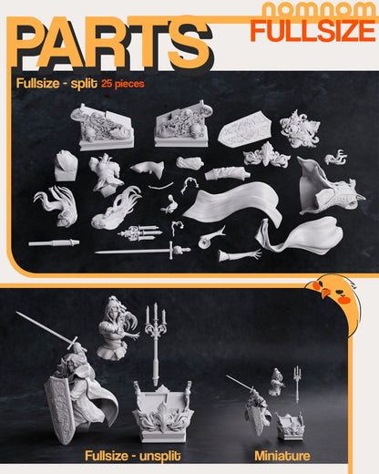 Midnight Harmony | Resin Garage Kit Figure Video Game Fan Art | Nomnom Figures