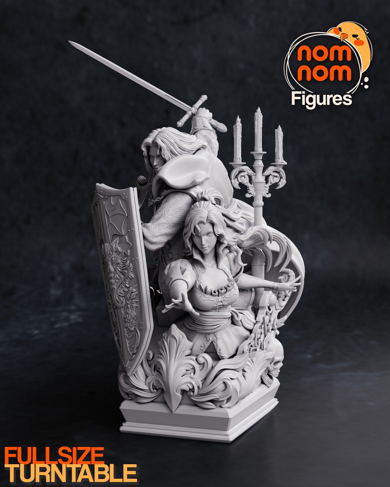 Midnight Harmony | Resin Garage Kit Figure Video Game Fan Art | Nomnom Figures
