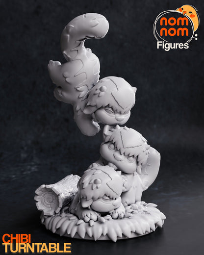 Flying Buffalos | Resin Garage Kit Figure Show Fan Art | Nomnom Figures
