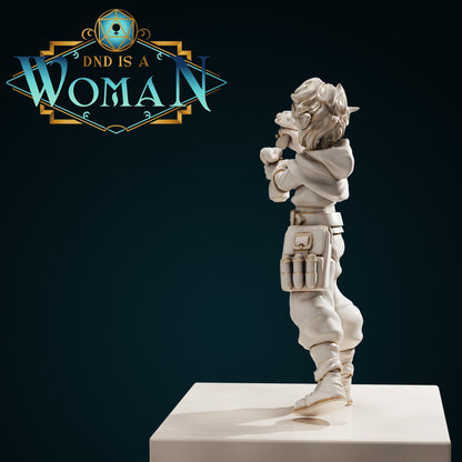 Goblin Alchemist | D&D TTRPG Miniature | DnD Is A Woman | NO BASE