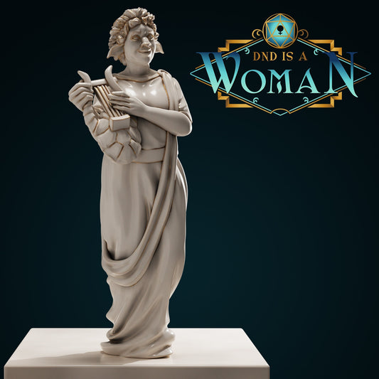 Firbolg Bard | D&D TTRPG Miniature | DnD Is A Woman | NO BASE