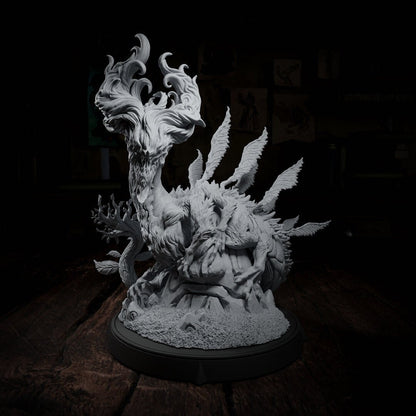 Forest Spirit, Boss Monster Nature Dragon | Tabletop or Display Scale | TTRPG Miniature | Cripta Studios