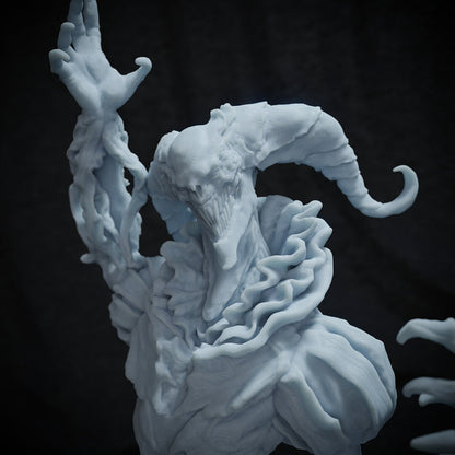The Shatterer, Boss Monster Devil Jester | Tabletop or Display Scale | TTRPG Miniature | Cripta Studios