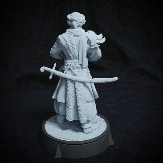Jordan Jonrar, Sorcerer Warlock Invoker | Tabletop, Display Scale, Bust | TTRPG D&D Miniature | Cripta Studios