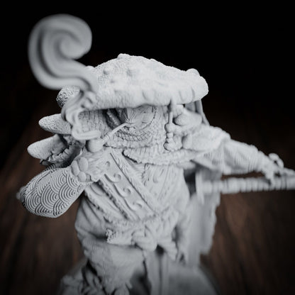Nameko Maitake, Myconid Thri-kreen Samurai | Tabletop, Display Scale, Bust | TTRPG D&D Miniature | Cripta Studios