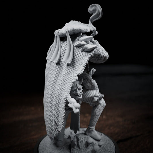 Nameko Maitake, Myconid Thri-kreen Samurai | Tabletop, Display Scale, Bust | TTRPG D&D Miniature | Cripta Studios