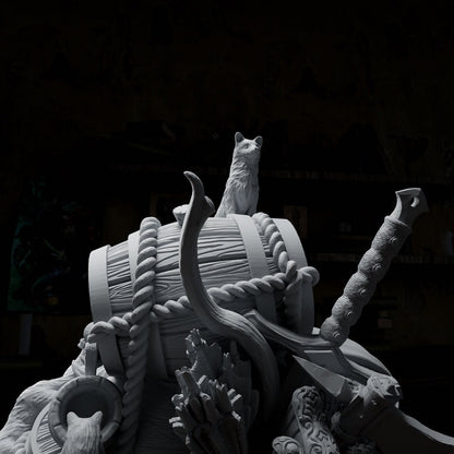 Peten Climber, Feywild Merchant | Tabletop, Display Scale, Bust | TTRPG D&D Miniature | Cripta Studios