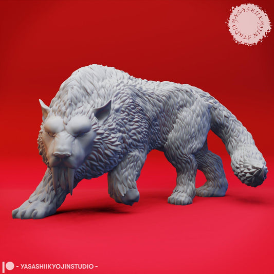Crag Cat | TABLETOP SCALE | D&D TTRPG Monster Miniature | Yasashii Kyojin Studio