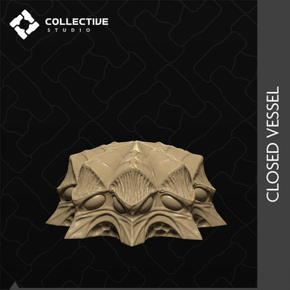 Vessel, Open and Closed | D&D Scatter Miniature | Collective Studio