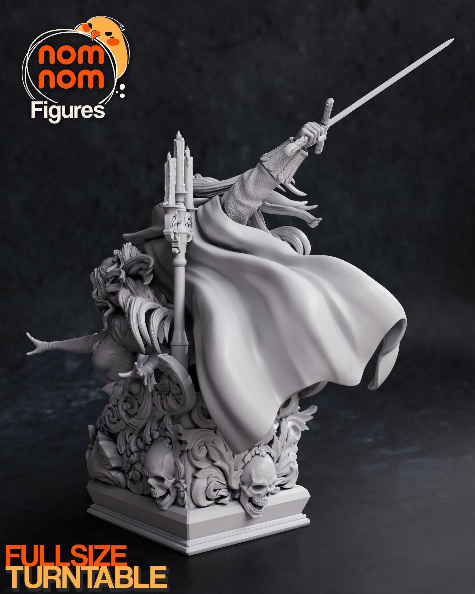 Midnight Harmony | Resin Garage Kit Figure Video Game Fan Art | Nomnom Figures