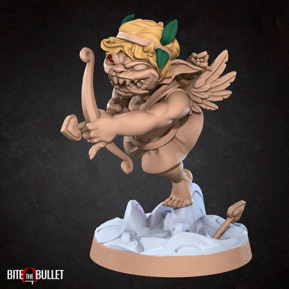 Goblin Cupid | TABLETOP SCALE | D&D TTRPG Pathfinder Miniature | Bite the Bullet