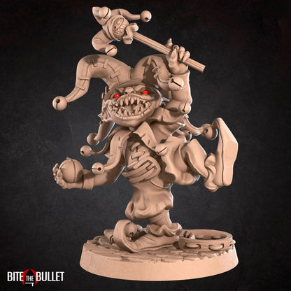 Goblin Jester | TABLETOP SCALE | D&D TTRPG Pathfinder Miniature | Bite the Bullet