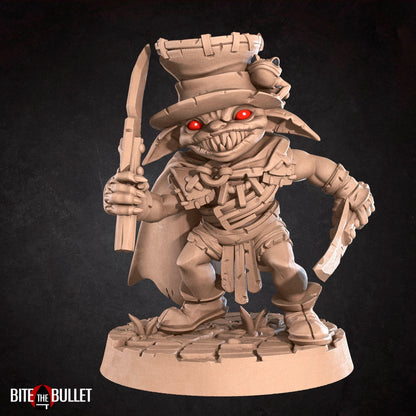 Goblin Rogue | TABLETOP SCALE | D&D TTRPG Pathfinder Miniature | Bite the Bullet