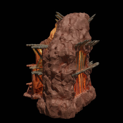 Old Cliff Prison | D&D TTRPG Playable 3D Printed Building Terrain Scenery | MiniatureLand