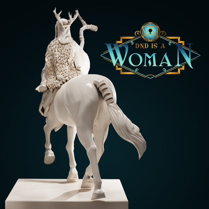 Centaur Druid | D&D TTRPG Miniature | DnD Is A Woman | NO BASE