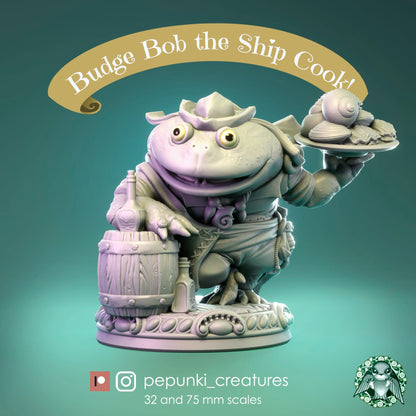 Budgee Bob | Tabletop or Display Scale | D&D TTRPG Miniature | Pepunki Creatures