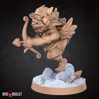 Goblin Cupid | TABLETOP SCALE | D&D TTRPG Pathfinder Miniature | Bite the Bullet
