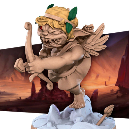 Goblin Cupid | TABLETOP SCALE | D&D TTRPG Pathfinder Miniature | Bite the Bullet