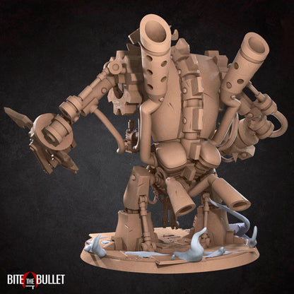 Goblin Mech | TABLETOP SCALE | D&D TTRPG Pathfinder Miniature | Bite the Bullet