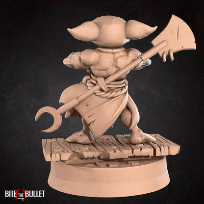 Goblin Monk | TABLETOP SCALE | D&D TTRPG Pathfinder Miniature | Bite the Bullet
