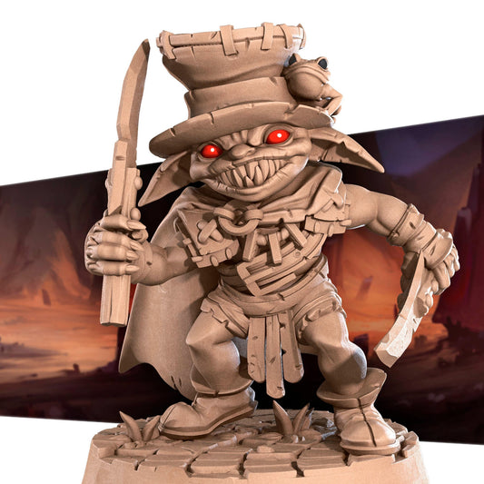 Goblin Rogue | TABLETOP SCALE | D&D TTRPG Pathfinder Miniature | Bite the Bullet