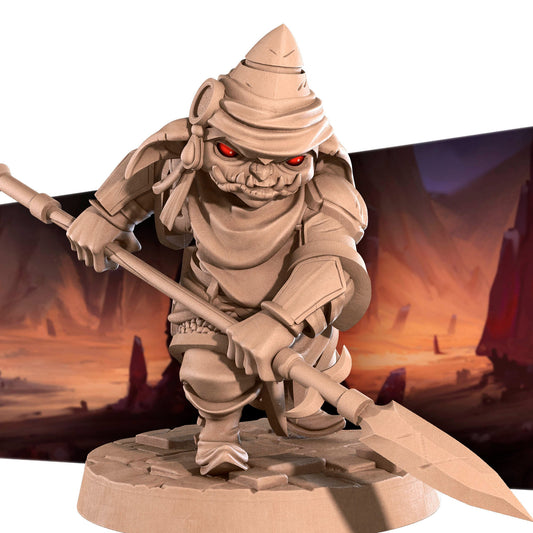 Goblin Warrior | TABLETOP SCALE | D&D TTRPG Pathfinder Miniature | Bite the Bullet
