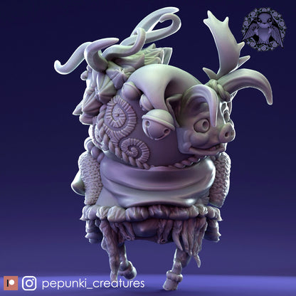 Hedgehog | Tabletop or Display Scale | D&D Humblewood TTRPG Miniature | Pepunki Creatures
