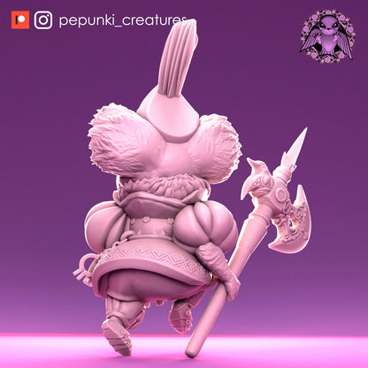 Koala City Guard | Tabletop or Display Scale | D&D Humblewood TTRPG Miniature | Pepunki Creatures