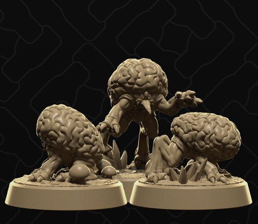Intellect Devourers, Small Brain Puppy Monsters, Us | Tabletop Gaming Minis or Display Figures | Collective Studio