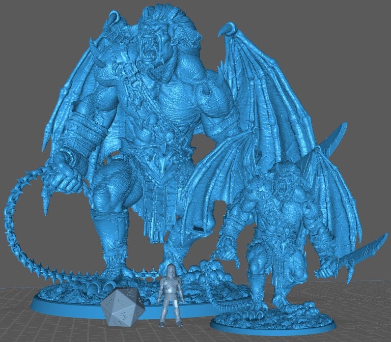 Bazzoth, General of Hellazar | Tabletop Gaming Mini or Display Figure | Collective Studio