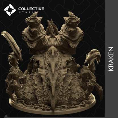 Kraken, Giant Sea Monster | D&D Tabletop Gaming Mini or Display Figure | Collective Studio