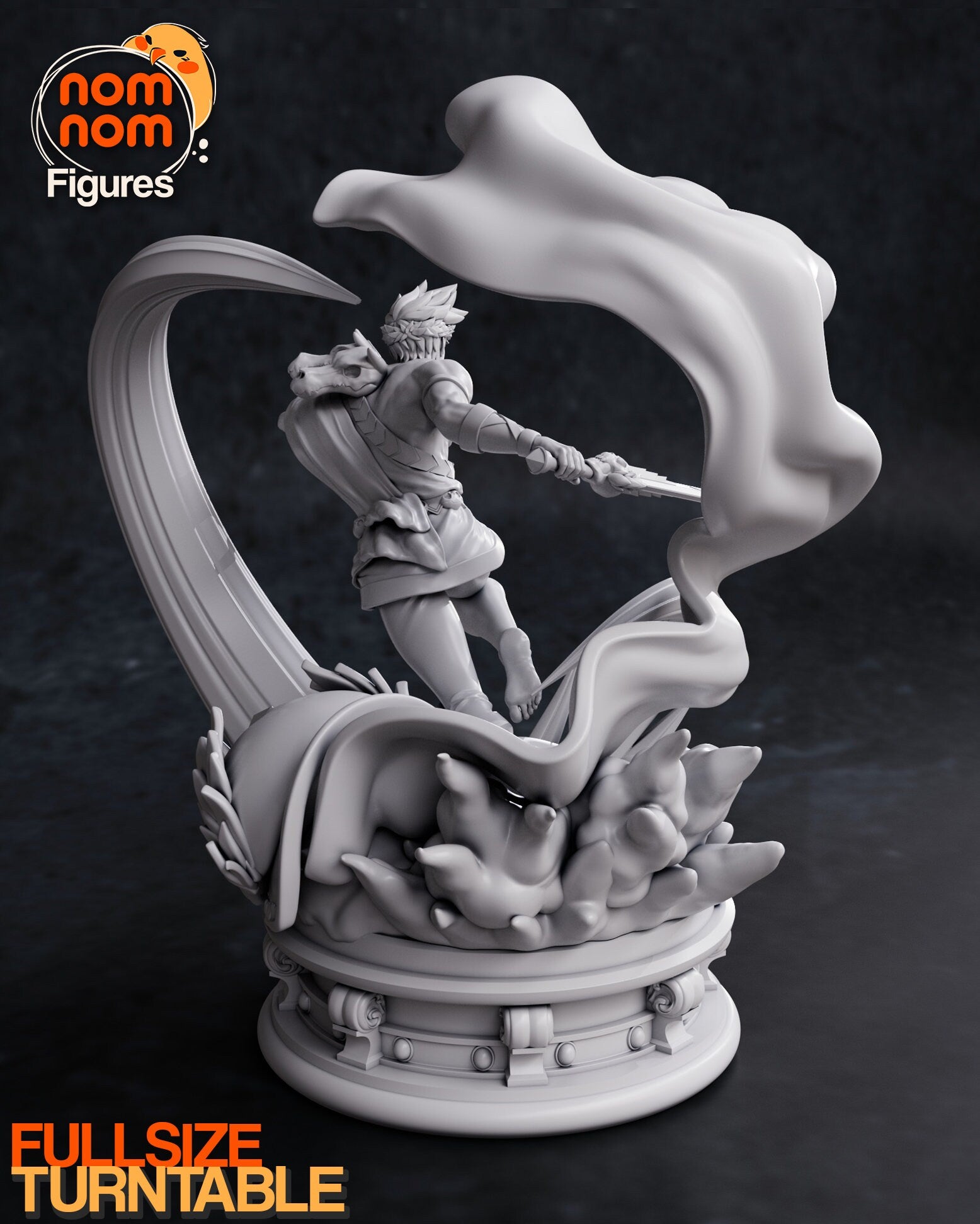 Son of Hades | Resin Garage Kit Figure Video Game Fan Art | Nomnom Figures