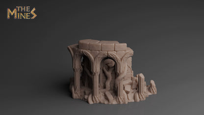 Ancient Fort | D&D TTRPG Playable 3D Printed Building | The Mines