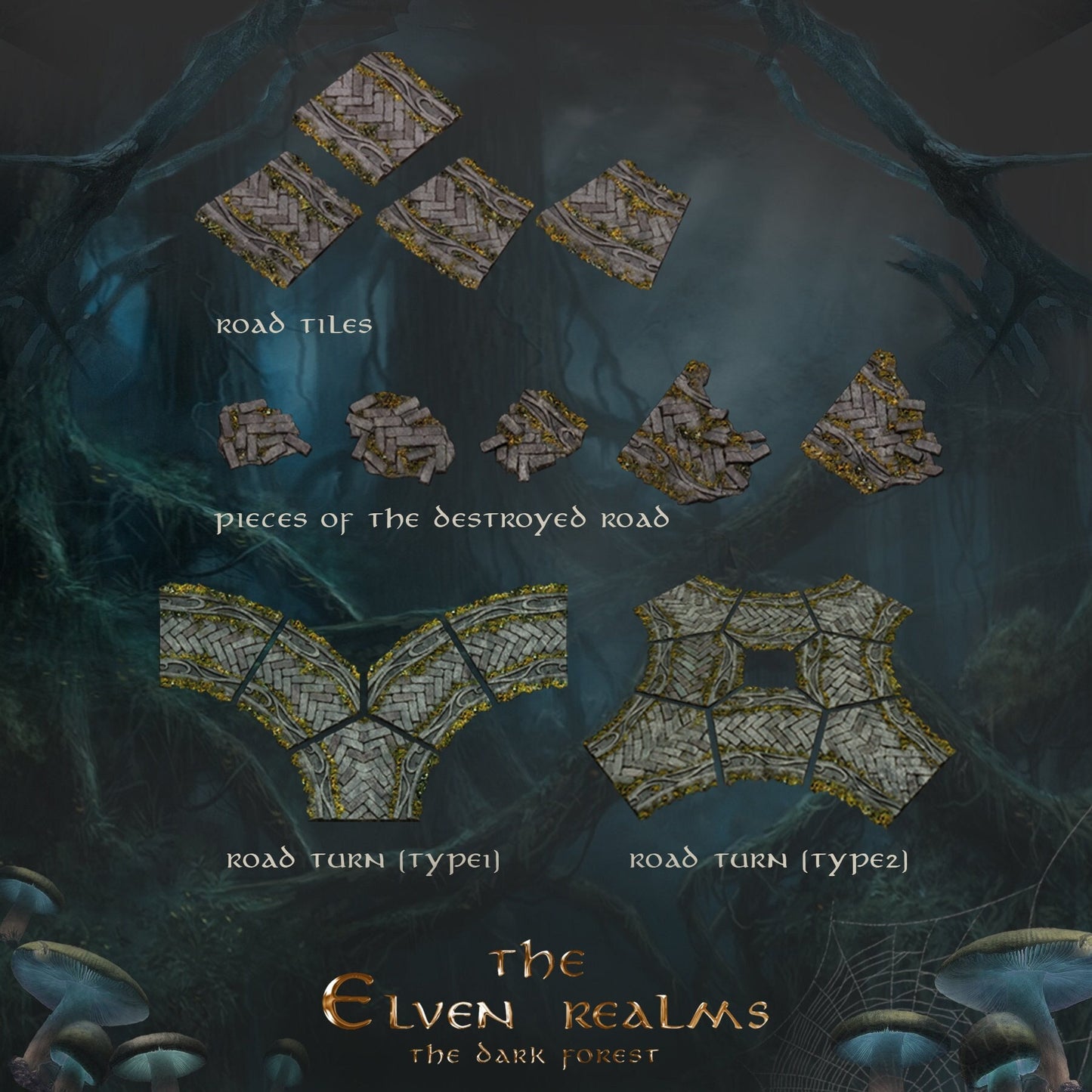 Elven Road | D&D TTRPG Playable 3D Printed Building | The Mines