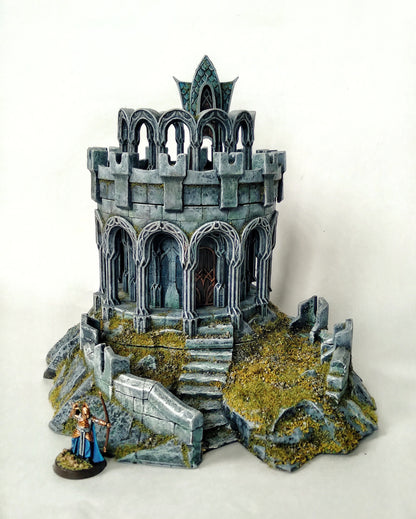 Elven Fort | D&D TTRPG Playable 3D Printed Building | The Mines