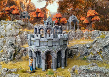 Elven Fort | D&D TTRPG Playable 3D Printed Building | The Mines