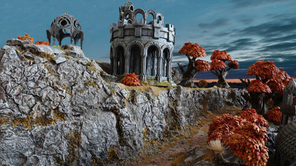 Elven Fort | D&D TTRPG Playable 3D Printed Building | The Mines