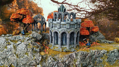 Elven Fort | D&D TTRPG Playable 3D Printed Building | The Mines