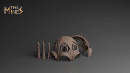 Elven Gazebos | D&D TTRPG Playable 3D Printed Building | The Mines