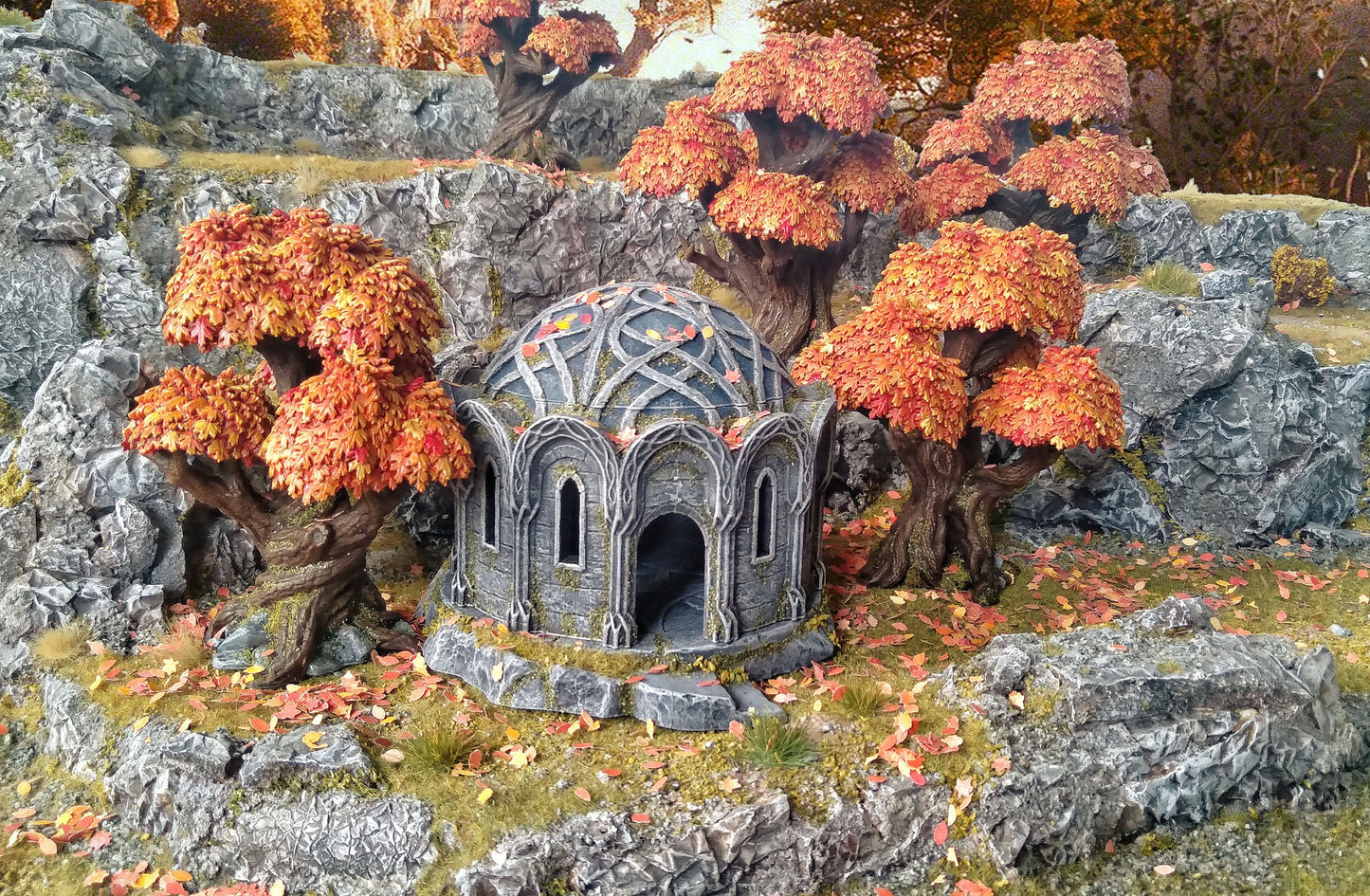 Elven Library | D&D TTRPG Playable 3D Printed Building | The Mines