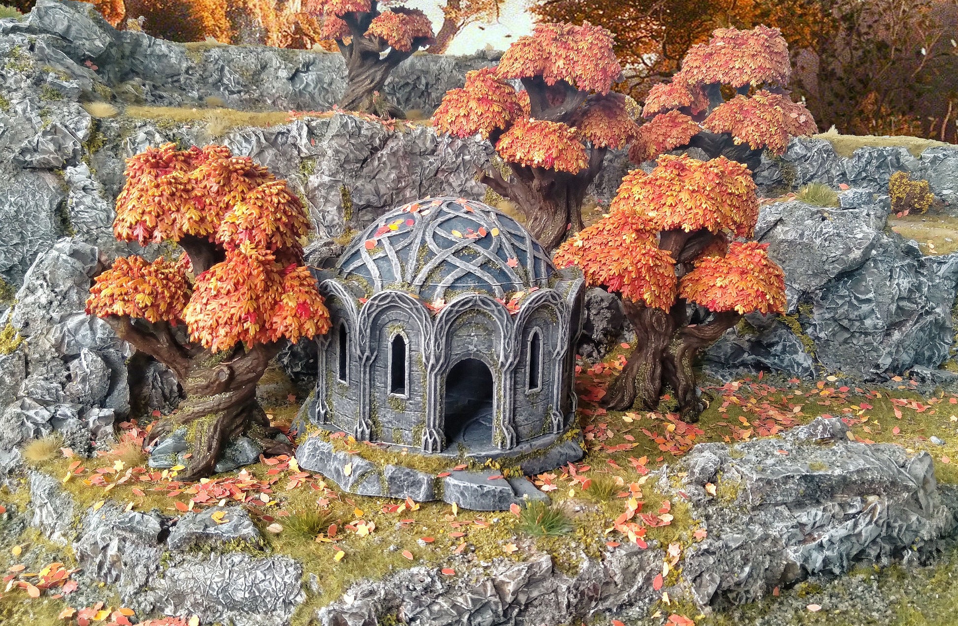 Elven Library | D&D TTRPG Playable 3D Printed Building | The Mines