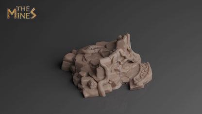 Elven Ruins 2 | D&D TTRPG Playable 3D Printed Building | The Mines