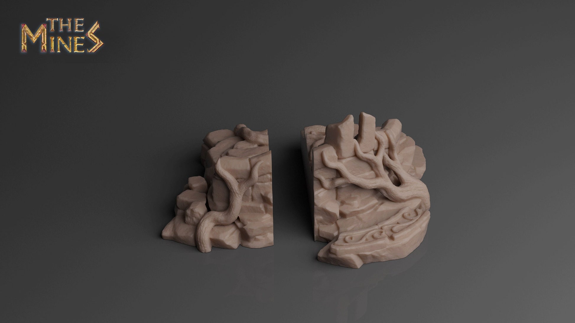 Elven Ruins 2 | D&D TTRPG Playable 3D Printed Building | The Mines