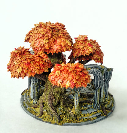 Elven Temple of the Moon | D&D TTRPG Playable 3D Printed Building | The Mines