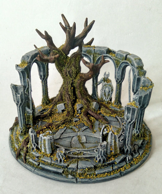 Elven Temple of the Moon | D&D TTRPG Playable 3D Printed Building | The Mines